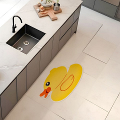 Вологопоглинаючий килимок Sticker Wall Качечка 40х60 см Жовтий (SW-00002561) Харків