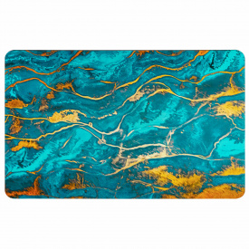 Вологопоглинаючий килимок Sticker Wall 50х80 см Бірюзово-золотий (SW-00002542)