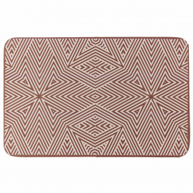 Вологопоглинаючий килимок Sticker Wall 40х60 см Коричнево-білий (SW-00002554)