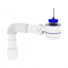 Сифон для ванны Kronoplast 1 1/2" пластик, белый (SG09000033)