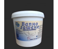 Вапно гашене (тісто) в відрі 6 кг