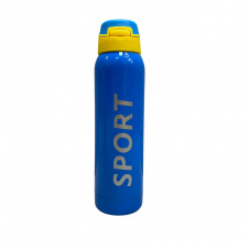 Термос-поилка c трубочкой Stenson MT-3455 500 мл Sport Blue