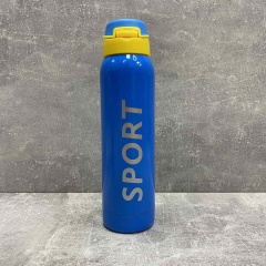 Термос-поїлка з трубочкою Stenson MT-3455 500 мл Sport Blue Черкаси