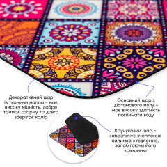 Вологопоглинаючий килимок Sticker Wall 40х60 см Різнокольоровий (SW-00002555) Чернівці