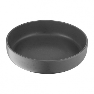 Тарілка супова керамічна Ardesto Trento AR2921TG 21,5 см Сірий