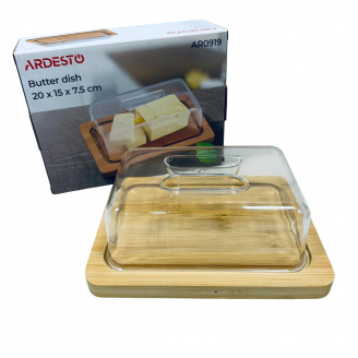 Маслянка з підставкою Ardesto Midori AR0919 20х15х7,5 см 23410