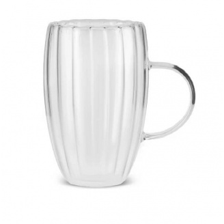 Чашка с двойными стенками Lumines TS24S02B-450/3363 Волна 450 мл 23389