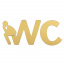 Дзеркальний декор акриловий самоклеючий Sticker Wall WC 3 шт Золотистий SW-00002525 Виноградів