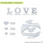 Зеркальный декор акриловый самоклеющийся Sticker Wall Love 11 шт Серебристый (SW-00002495) Киев