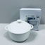 Горщик для запікання з кришкою Wilmax Slatestone WL-661540/A 18см/600мл White Конотоп