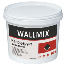 Кварц-грунт силиконовый WALLMIX 10 л