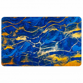 Влагопоглощающий коврик Sticker Wall 50х80 см Сине-золотой (SW-00002541)