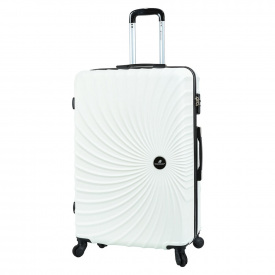 Чемодан Snowball Madisson 44603 L 99 л Белый (44603/65/49)
