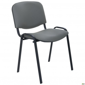 Офісний стілець Ізо шкірозамінника-pvc чорний