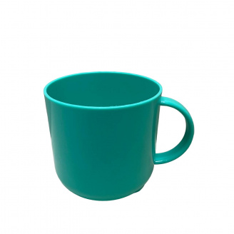 Чашка пластикова 8,3х8,5 см Полимербыт ПБ-154 бірюзовий