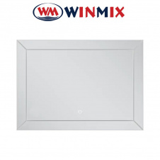 Зеркало для ванной комнаты Winmix Premium CUBIC MR14-70x50-REVERSE (с LED-подсветкой, антизапотевание)