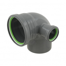 Отвод канализационный ASG HTR 110х50х90 мм 90°