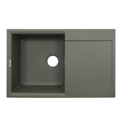Гранитная мойка VENTA Stone 780x495 врезная, прямоугольная, серая (VS503002) Житомир