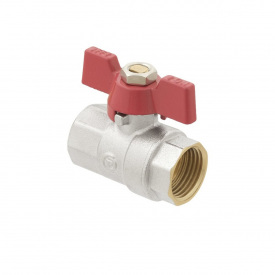 Кран шаровой Polmark 3/4″ ВВ прямой, латунь (PV02)
