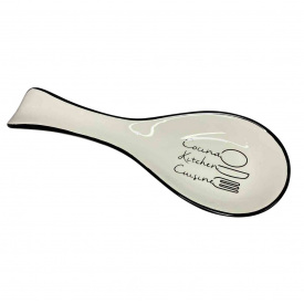 Підставка для ложок S&T Bon appetit 700-01-17 25,5 см Біло-чорний (17856)