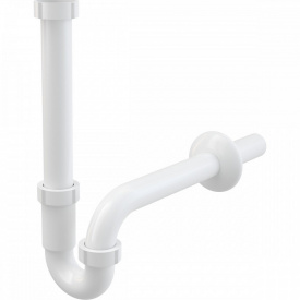 Сифон для мойки AlcaPlast пластик, белый (A80-DN32)