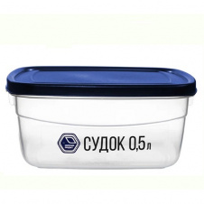 Контейнер харчовий 500 мл Stenson синій NP-89і