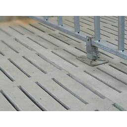 Щелевой пол железобетонный 1500х500х100 мм