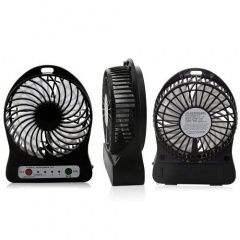 Вентилятор настільний Mini Fan XSFS-01 з акумулятором 18650 Black (007196) Луцьк
