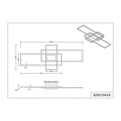 Люстра TRIO IRVINE 620010431 Днепрорудное