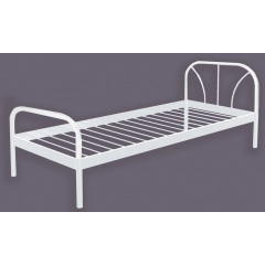 Односпальне ліжко Релакс металеве 90х200 см білого кольору Володарськ-Волинський