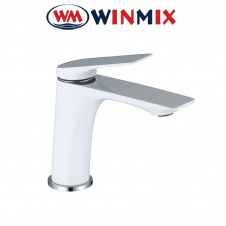 Смеситель для умывальника Winmix Premium DERBY NUT WHITE-CHROME (Chr-001), Польша