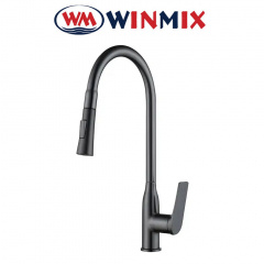 Смеситель для кухни Ухо Winmix Premium DERBY NUT GRAPHITE (Chr-014), Польша Коломыя