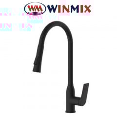 Змішувач для кухні Вухо Winmix Premium DERBY NUT BLACK (Chr-014) з висувною лійкою, Польща Белгород-Днестровский