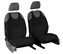 Майки-чехлы на передние сиденья CHERY E5 2011-2016 POK-TER Tuning Classic черные (r415984)