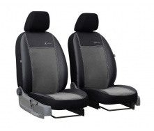 Чехлы на передние сиденья для GEELY GХ2 2012- (2002-2011) POK-TER эко кожа с алькантарой Exclusive серые