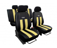 Авто чехлы комбинированые HYUNDAI ix35 2010-2017 POK-TER GT line с бежевой вставкой