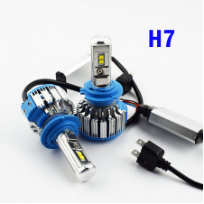 Комплект LED ламп TurboLed T1 H7 6000K 50W 12/24v CanBus с активным охлаждением