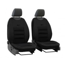 Накидки чехлы на передние сиденья SEAT IBIZA 2008-2017 POK-TER PsT черной вставкой