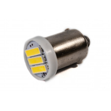Светодиодная лампа AllLight T 8.5 3 диода 7014 BA9S 12V WHITE