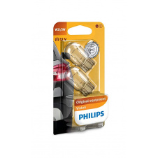 Автолампа ук. PHILIPS 12066 W21/5W 12V 21/5W W3X16q 2 штуки на блистере