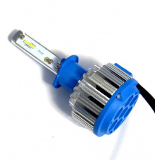 Комплект LED ламп TurboLed T1 H1 6000K 50W 12/24v CanBus с активным охлаждением