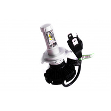 Комплект LED ламп AllLight X3 H4 50W 6000K 6000lm с радиатором и светофильтрами (3000K/8000K)