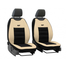 Накидки чехлы на передние сиденья HYUNDAI TUCSON 2004-2010 POK-TER PsT бежевой вставкой