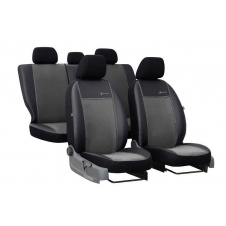 Авточехлы на сиденье POK-TER Exclusive GEELY GC5 2014-2016 (2002-2011) с серой вставкой экокожа