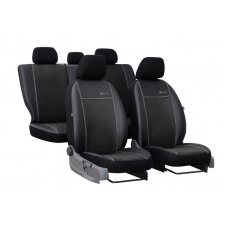 Фото - Авточехлы VOLKSWAGEN Golf 2004-2007 mk V POK-TER Exclusive екокожа с черной вставкой алькантары Авточехлы VOLKSWAGEN Golf 2004-2007 mk V POK-TER Exclusive екокожа с черной вставкой алькантары