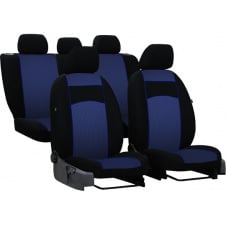 Авточехлы с автоткани PEUGEOT 207 2007-2012 SW Kombi Pok-ter VIP с синей вставкой