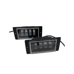 Противотуманные фары OEM LED с линзой ВАЗ 4 линзы туманки 2 шт (LedT2110) Лозова
