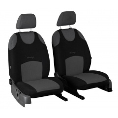 Майки чехлы на передние сиденья Fiat Sedici 2006-2014 Pok-ter Tuning Classic серые Королёво