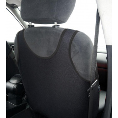 Майки чехлы на передние сиденья Fiat Sedici 2006-2014 Pok-ter Tuning Classic серые Королёво
