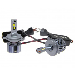 Лампы светодиодные QLine Ultra 55W H4 6000K 2 шт 12V Братское